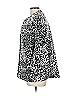 JM Collection Animal Print Silver Blazer Size L - photo 5
