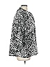 JM Collection Animal Print Silver Blazer Size L - photo 4