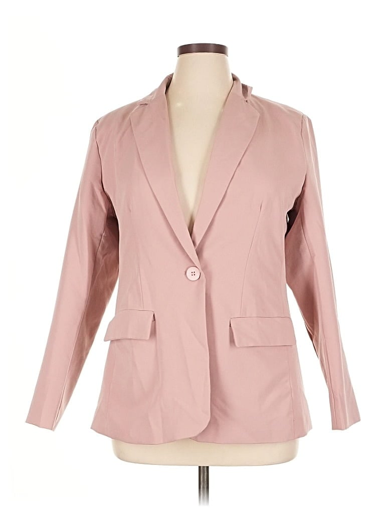 Pre-owned Unbranded Blazer Jacket In Pink