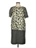 Max Mara 100% Silk Animal Print Gray Casual Dress Size 4 - photo 1