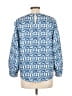 Toccin Blue Long Sleeve Blouse Size L - photo 2