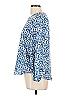 Toccin Blue Long Sleeve Blouse Size L - photo 5