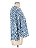 Toccin Blue Long Sleeve Blouse Size L - photo 4