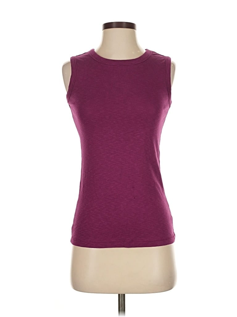 Pre-owned Rachel Zoe Tjx Sleeveless T-shirt In Burgundy