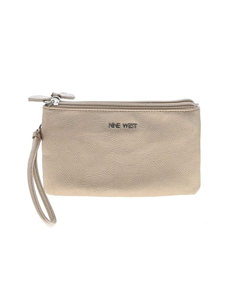 Pre-owned Nine West Wristlet In Brown