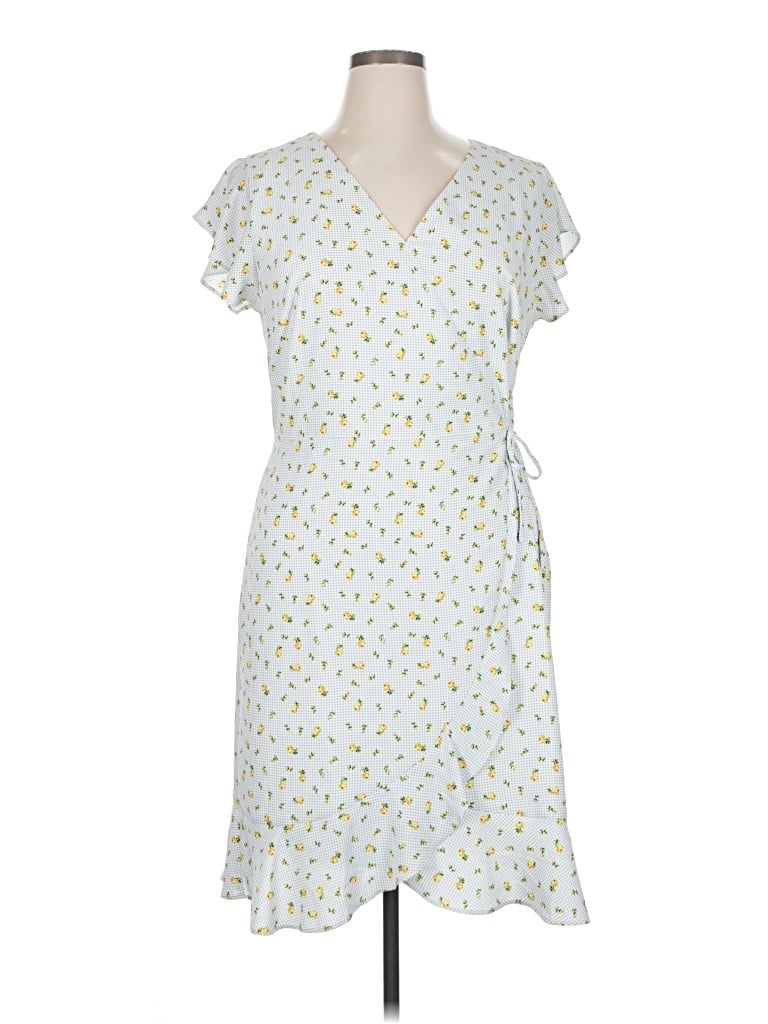 Pre-owned Ann Taylor Loft Outlet Casual Dress In Gray