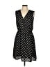 H&M 100% Polyester Polka Dots Black Casual Dress Size 10 - photo 1
