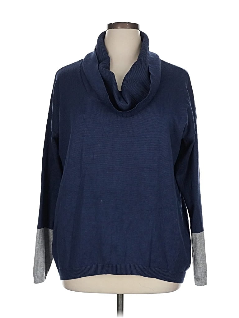 Pre-owned 89th & Madison Pullover Sweater In Blue