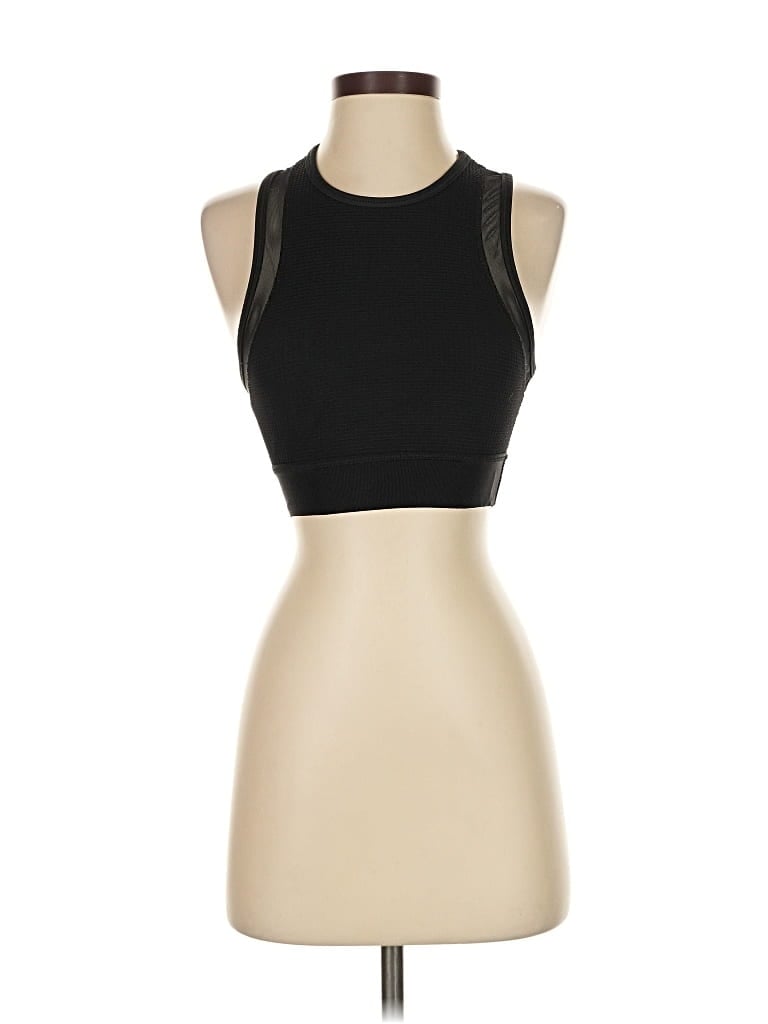 Pre-owned Alala Tank Top Black Halter Neckline Tops