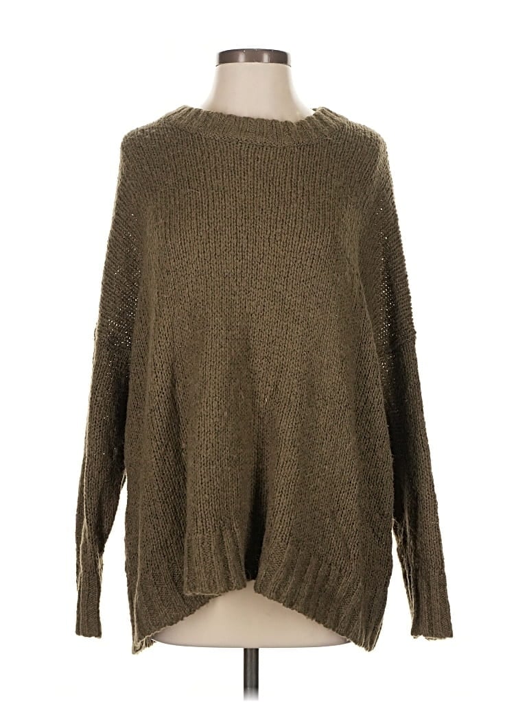 Pre-owned Aerie Pullover Sweater In Brown