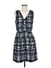 Madewell 100% Polyester Tweed Blue Casual Dress Size 8 - photo 1