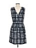 Madewell 100% Polyester Tweed Blue Casual Dress Size 8 - photo 2