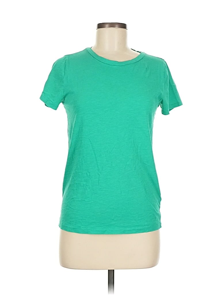 Pre-owned J.crew Factory Store Short Sleeve T-shirt In Green