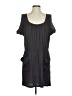 Eres 100% Cotton Gray Black Casual Dress Size S - photo 1