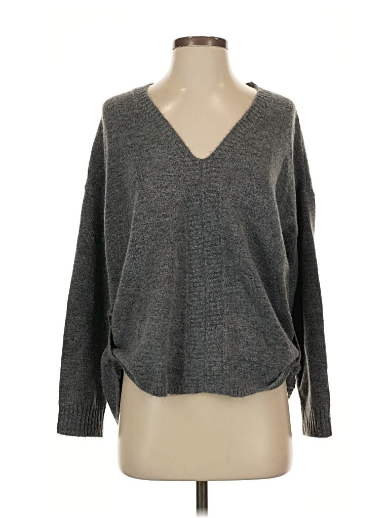 Pre-owned Xcvi Pullover Sweater In Gray