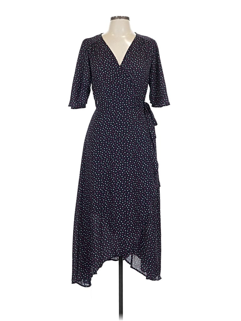 Pre-owned Bobeau Casual Dress In Blue