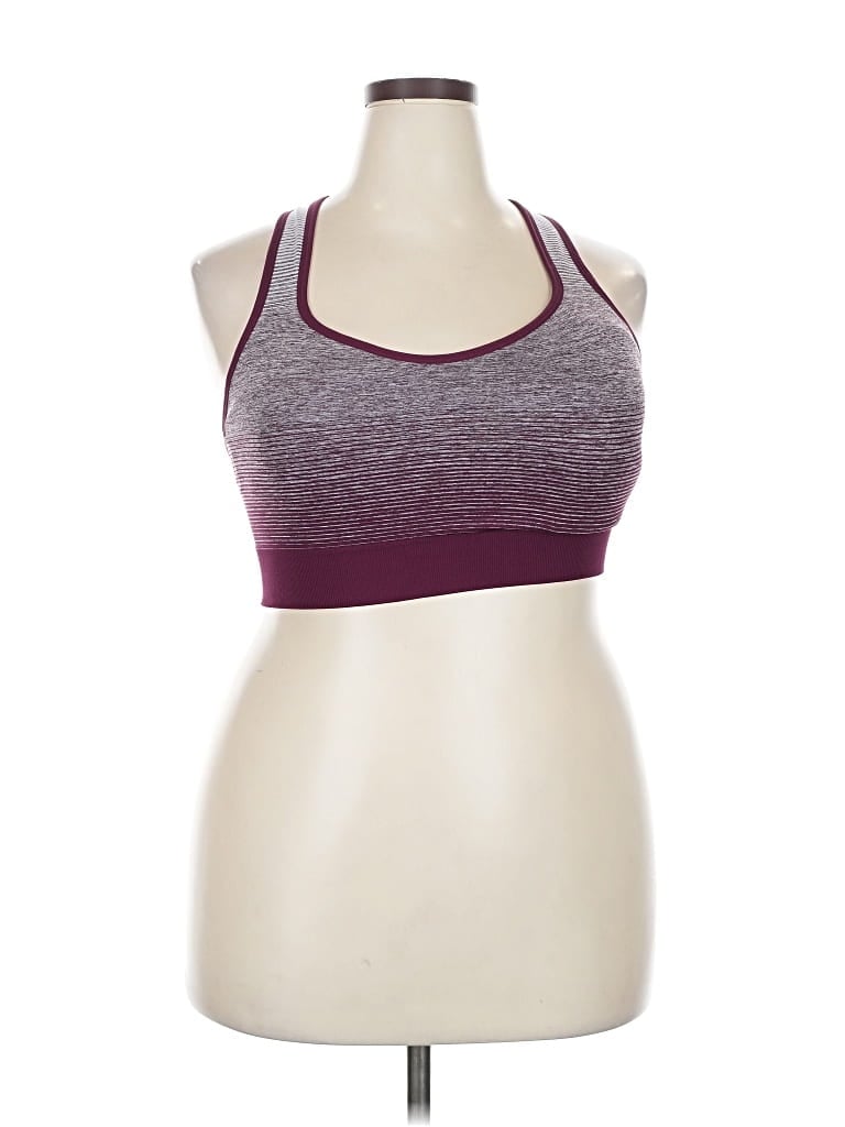 Pre-owned Member's Mark Sports Bra In Burgundy