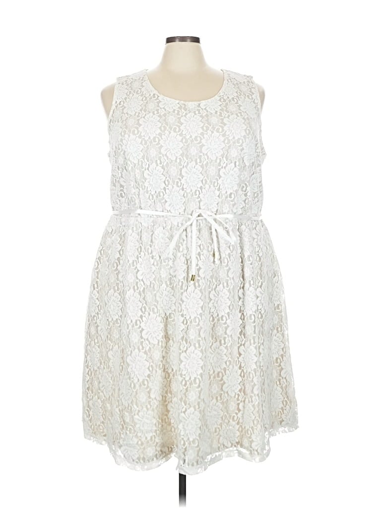 Pre-owned Apt. 9 Cocktail Dress In White