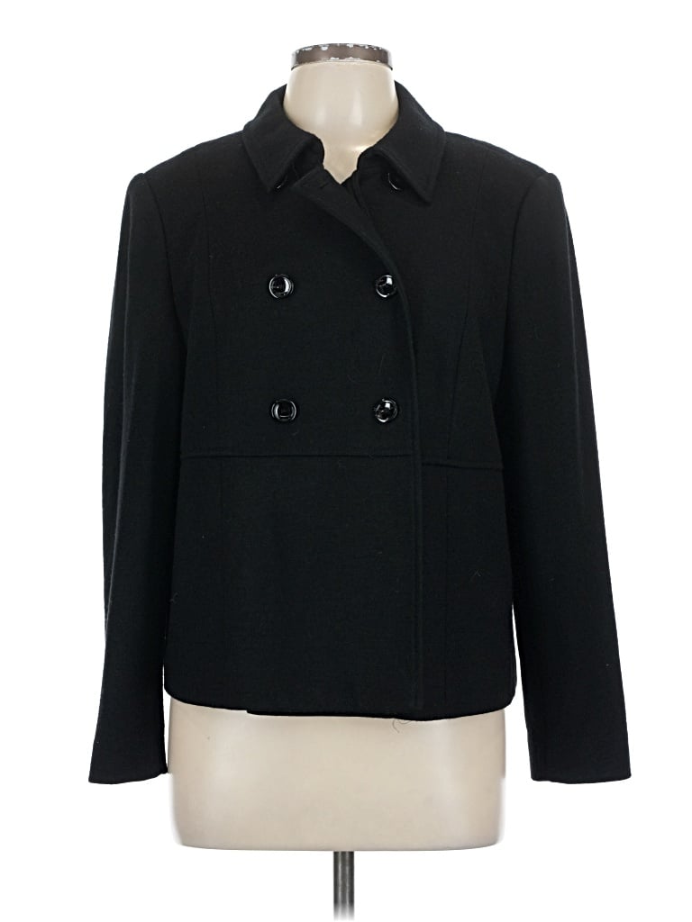 Pre-owned Talbots Coat In Black
