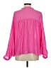 Assorted Brands 100% Polyester Pink Long Sleeve Blouse Size M - photo 2