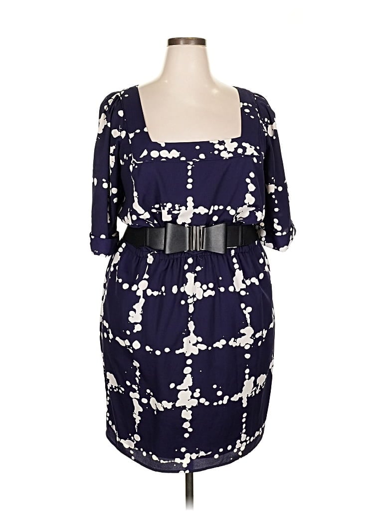 Pre-owned Jessica Simpson Casual Dress In Blue