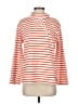 J.Crew 100% Cotton Stripes Orange Pullover Sweater Size S - photo 1