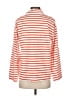 J.Crew 100% Cotton Stripes Orange Pullover Sweater Size S - photo 2