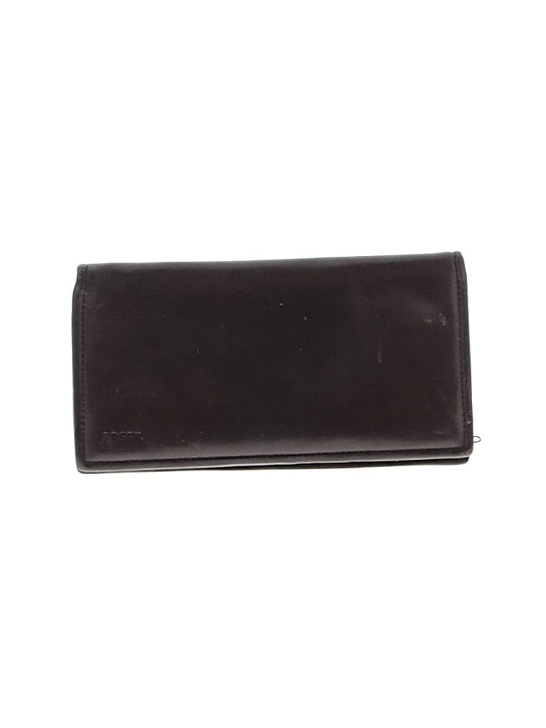 Pre-owned Fossil Leather Wallet In Brown