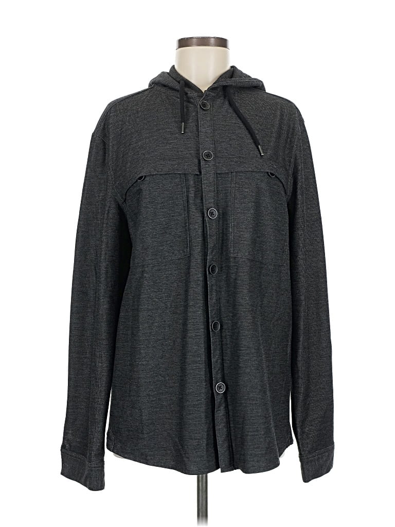 Pre-owned Robert Barakett Cardigan Sweater In Gray