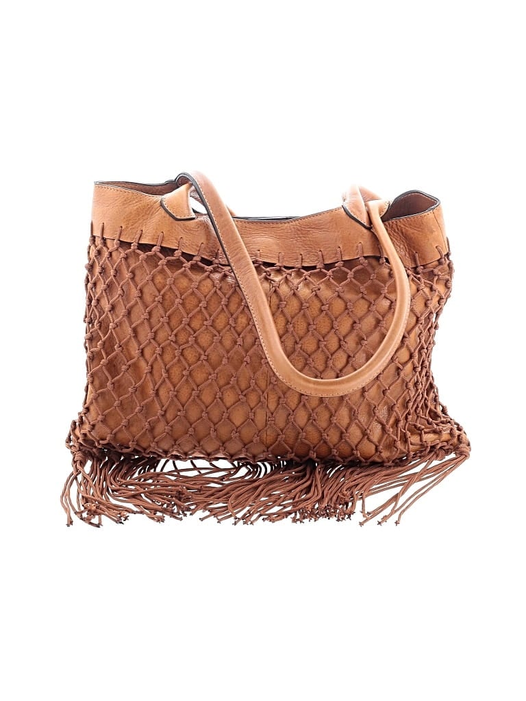 Pre-owned Sundance Leather Tote Bag In Brown