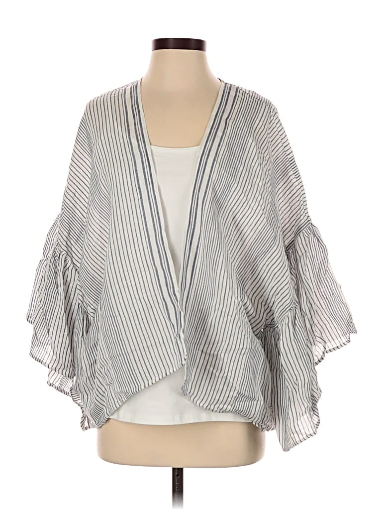 Pre-owned Universal Thread Kimono In Blue