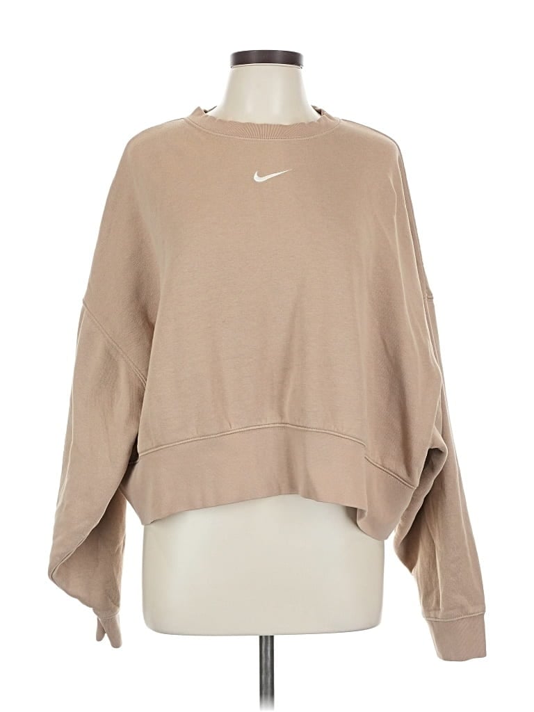 Pre-owned Nike Sweatshirt In Brown