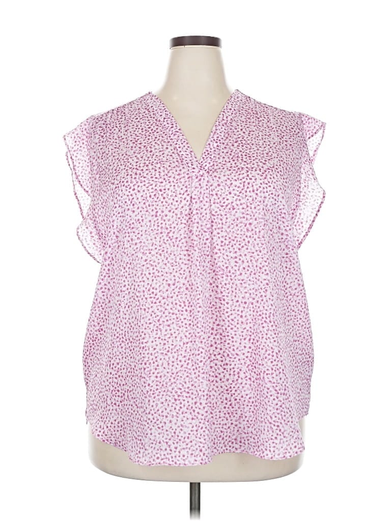 Pre-owned Vince Camuto Sleeveless T-shirt In Pink