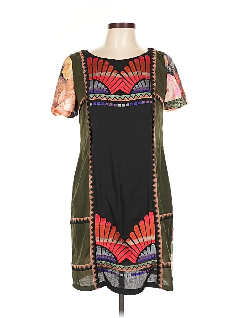 Pre-owned Ranna Gill Casual Dress In Black
