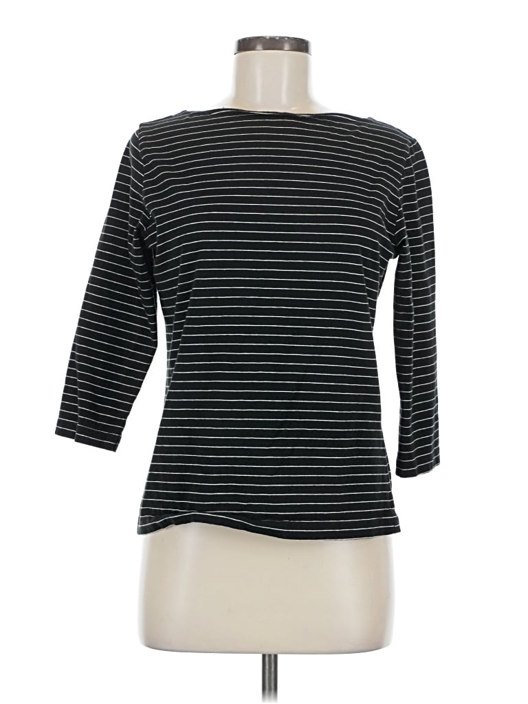 Pre-owned Harold's 3/4 Sleeve T-shirt In Black