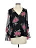 Nanette Lepore Black Long Sleeve Blouse Size XS - photo 1