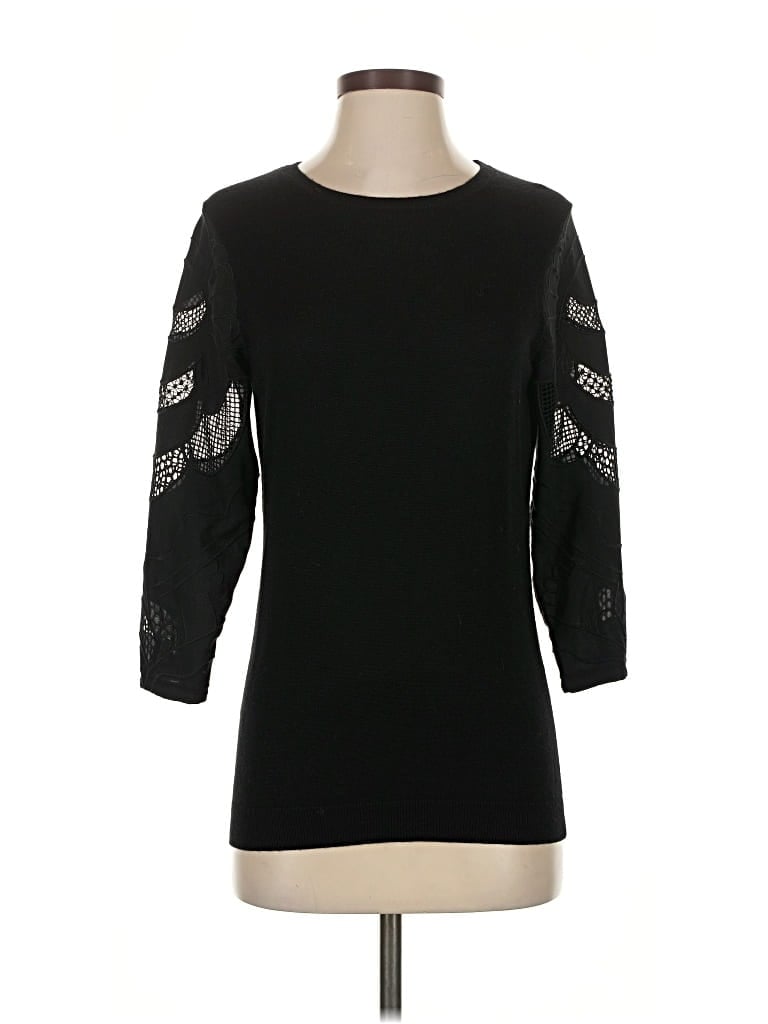 Pre-owned Ann Taylor Pullover Sweater In Black