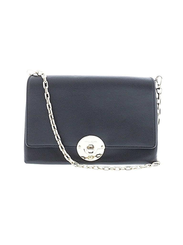 Pre-owned Henri Bendel Leather Shoulder Bag In Black