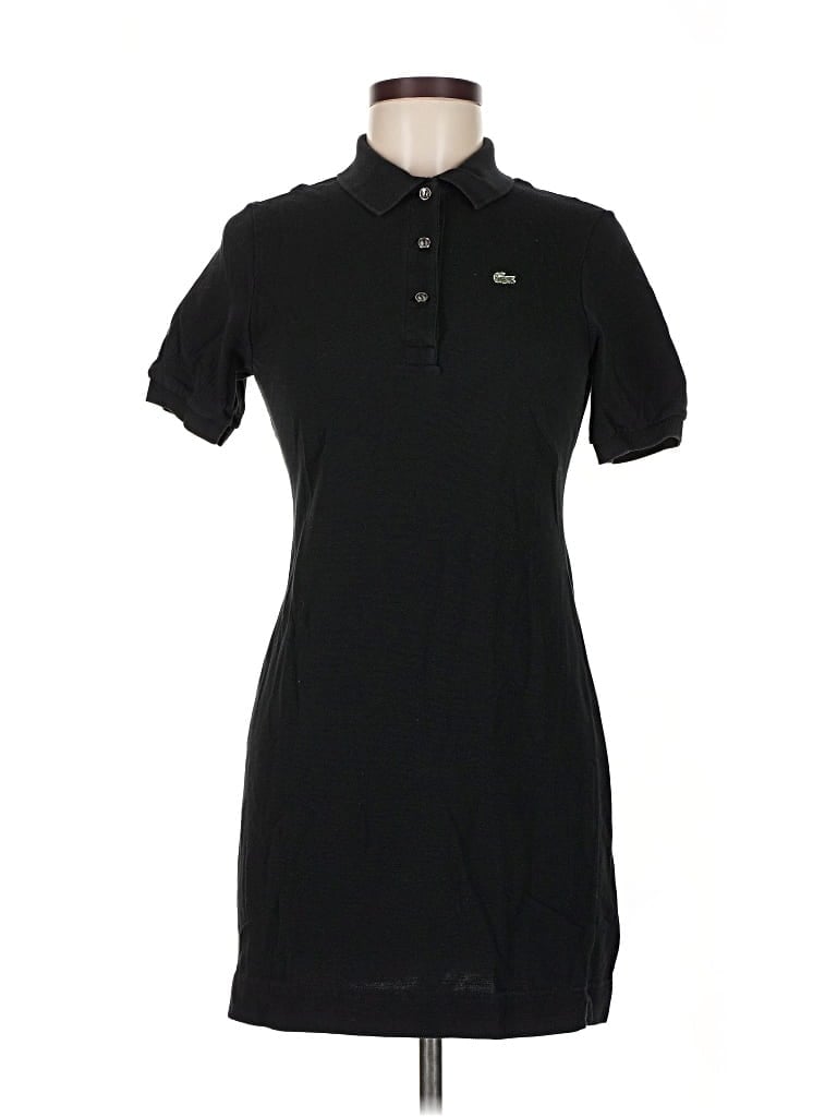 Pre-owned Lacoste Casual Dress In Black