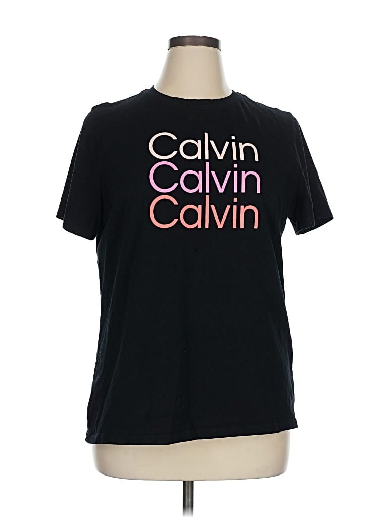 Pre-owned Calvin Klein Performance Short Sleeve T-shirt In Black