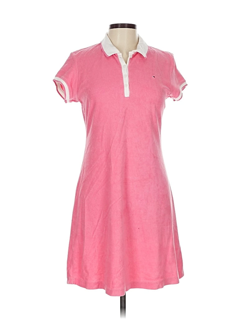 Pre-owned Tommy Hilfiger Casual Dress In Pink