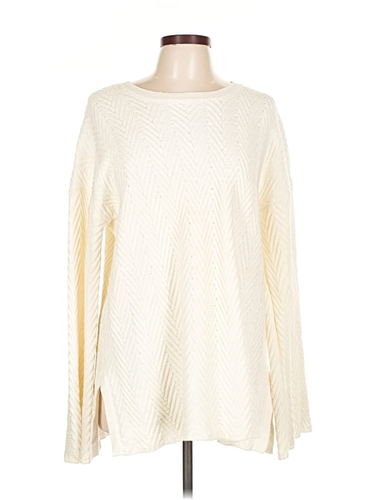 Pre-owned Legoe. Heritage Pullover Sweater In White