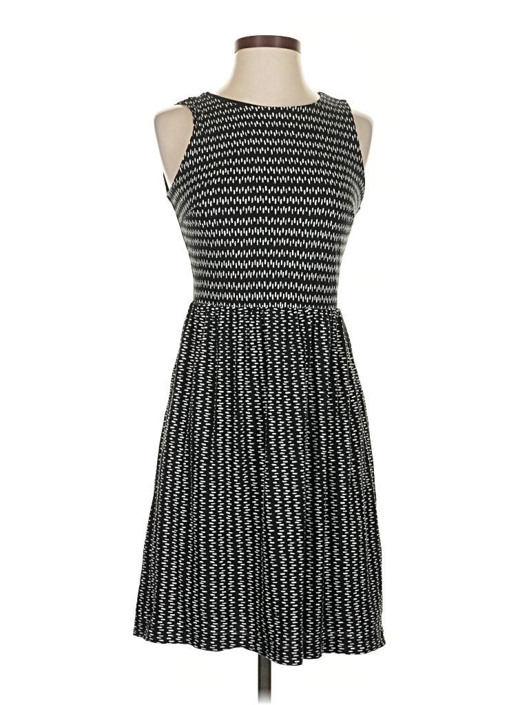 Pre-owned Ann Taylor Loft Casual Dress In Gray