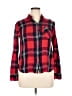 Woolrich 100% Rayon Plaid Red Long Sleeve Button-Down Shirt Size XL - photo 1
