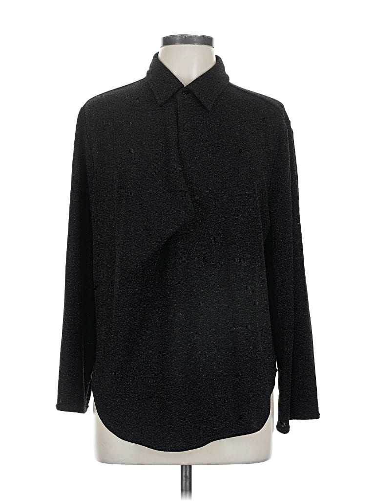 Pre-owned Rag & Bone Long Sleeve Blouse In Black