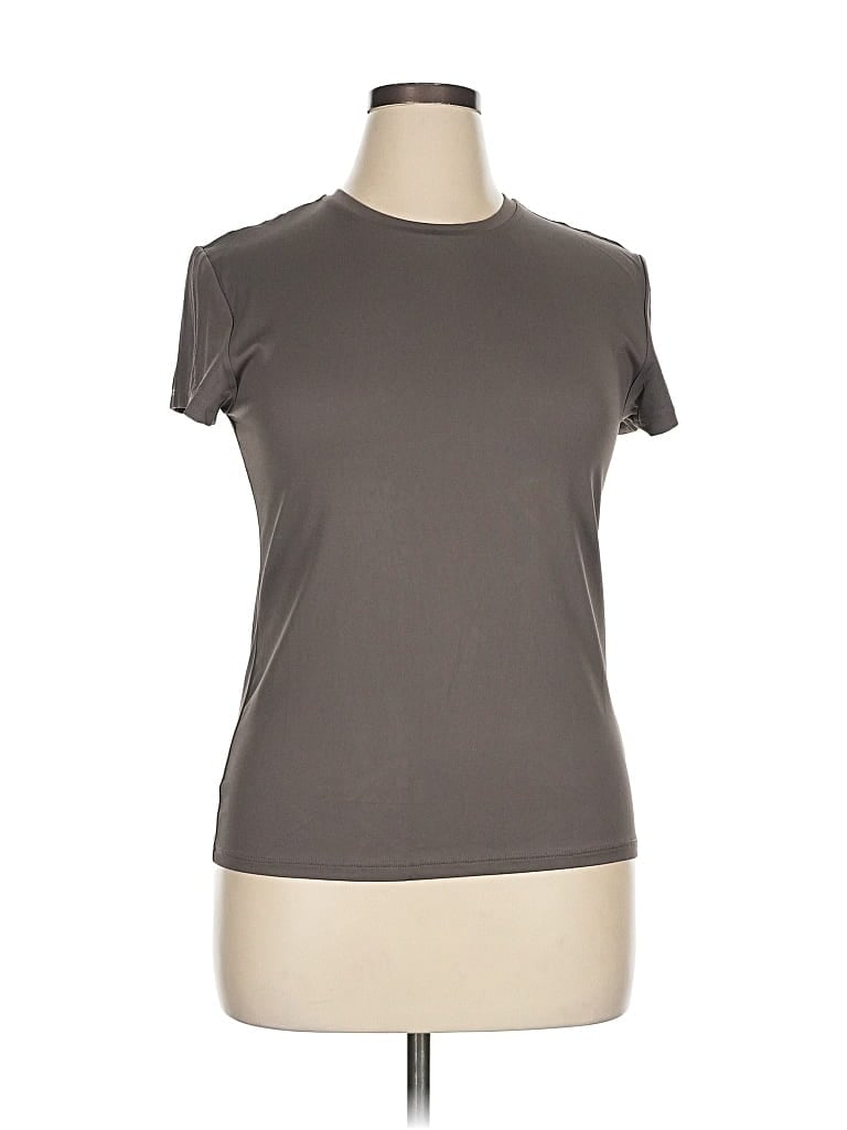 Pre-owned H&m Active T-shirt In Gray