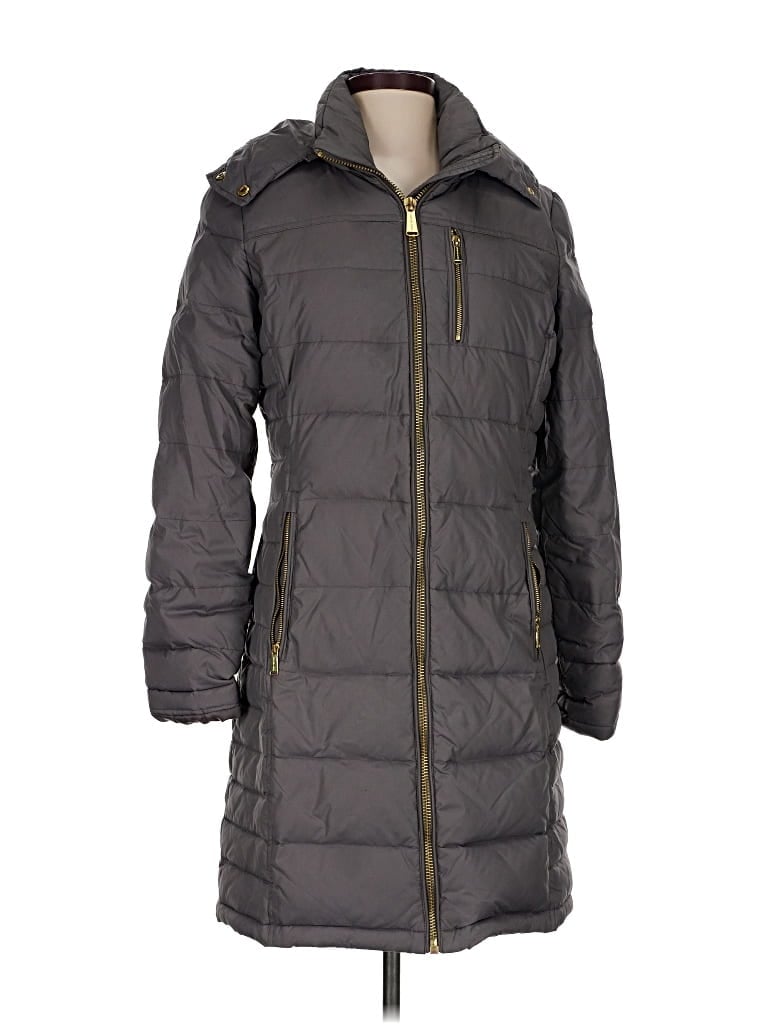 Pre-owned Michael Michael Kors Coat In Gray