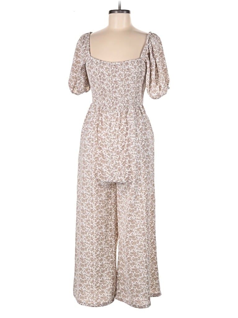 Pre-owned Entro Jumpsuit In Brown