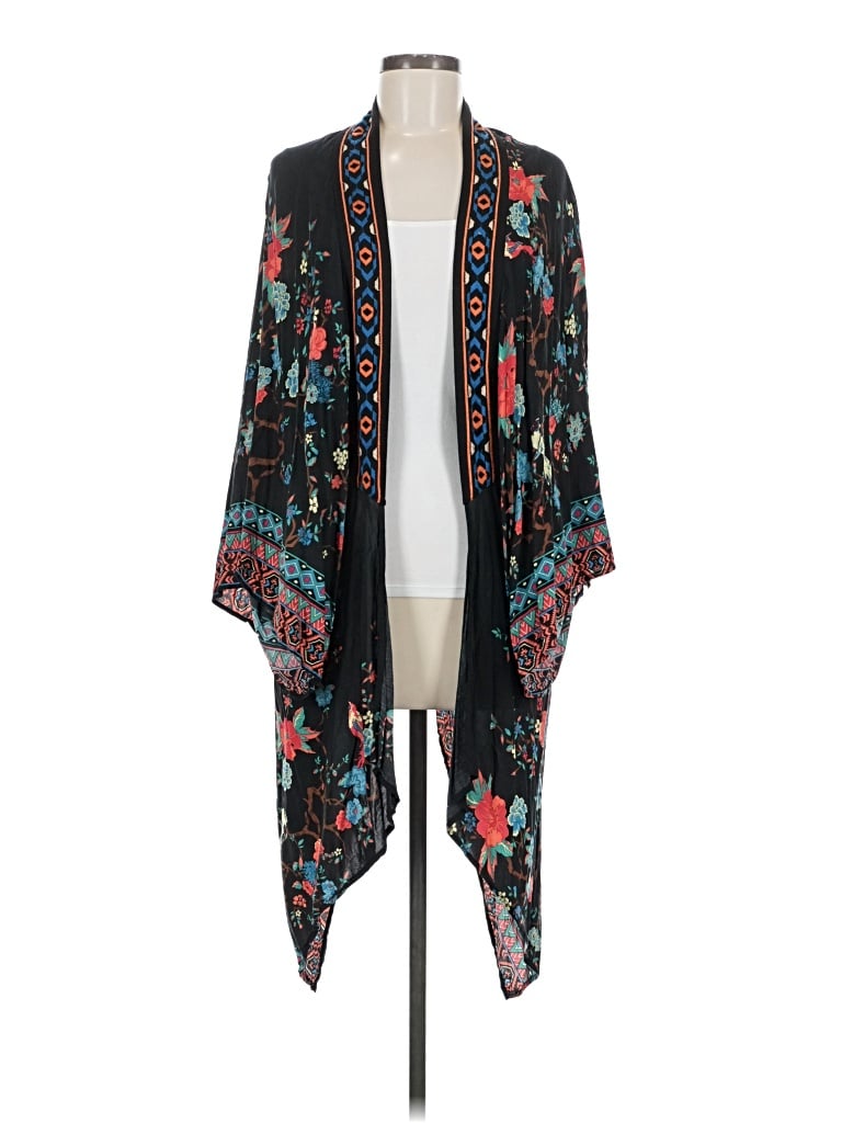 Pre-owned Flying Tomato Kimono In Black