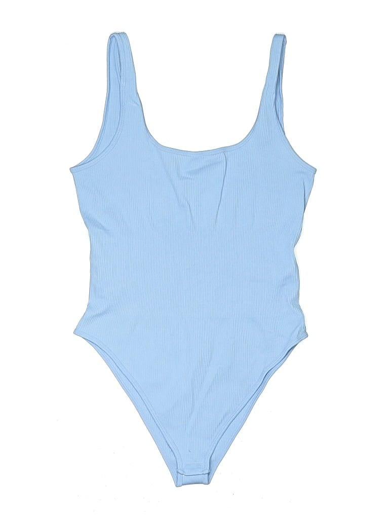 Pre-owned Oqq Bodysuit In Blue
